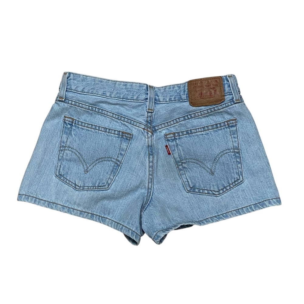 Vintage Levi’s y2k Shorts 2002 High Rise Light WashedShort Shorts Blue